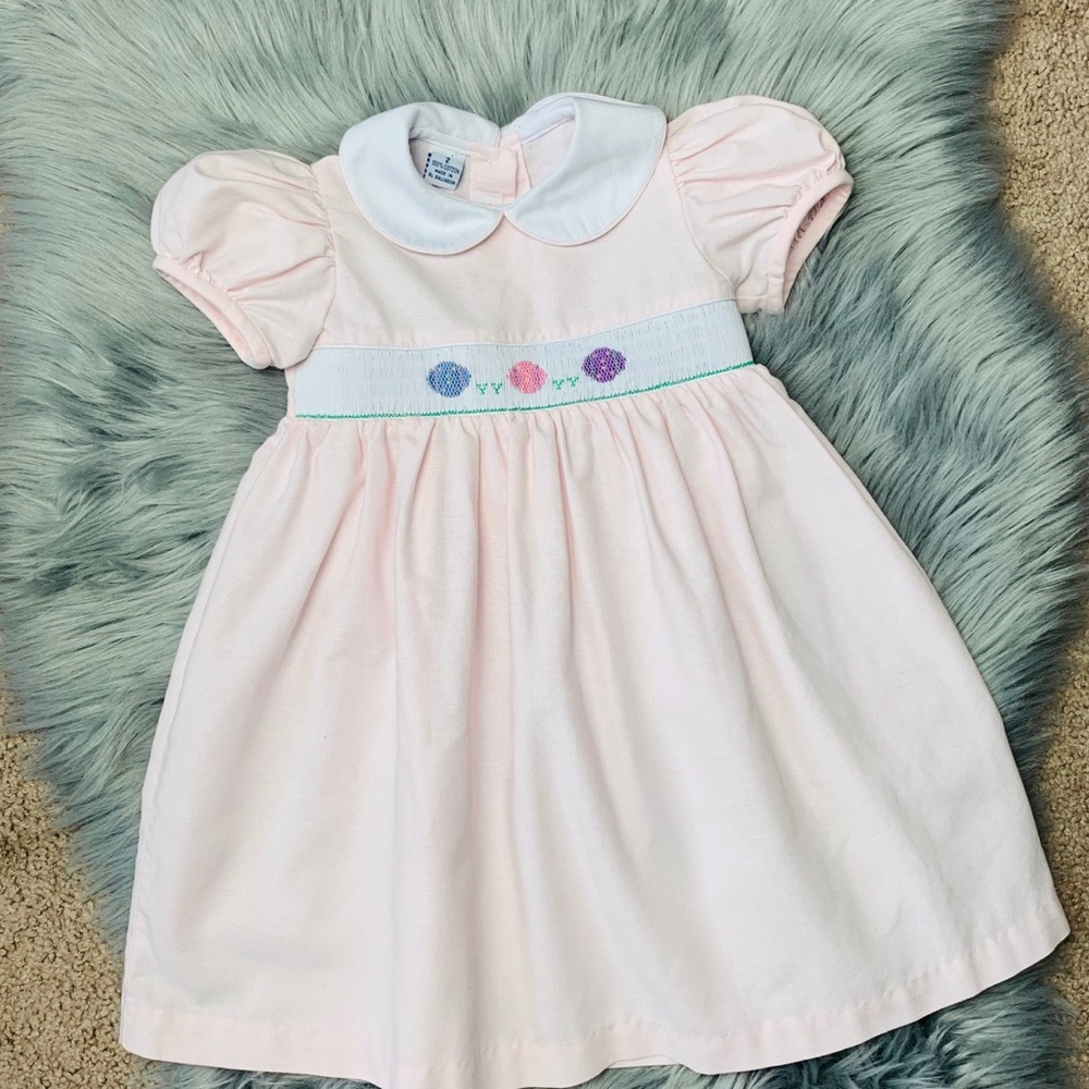 COPY - Toddler girl smocked easter dress 🐣